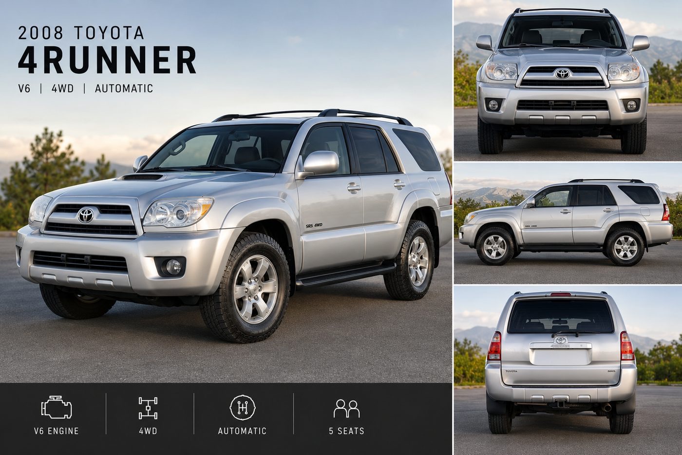 VUS Toyota 4Runner 4x4 2008 à louer à Cap-Haïtien